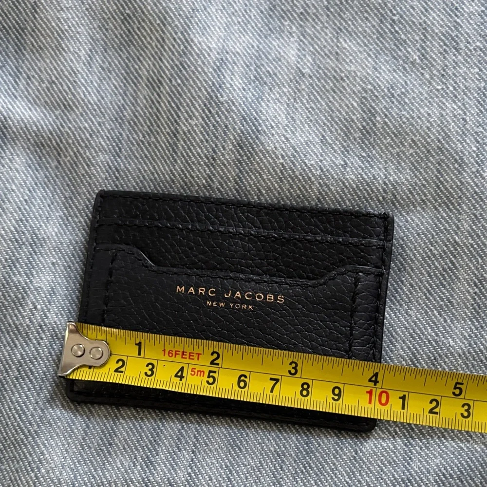 Marc Jacobs Black Leather Card Case - Picture 7 of 7